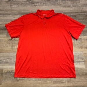 Nike Golf Tour Performance Dri Fit Red Polo Shirt 2X Mens XXL